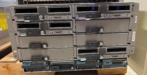 Cisco Chassis with Socket Blade Servers