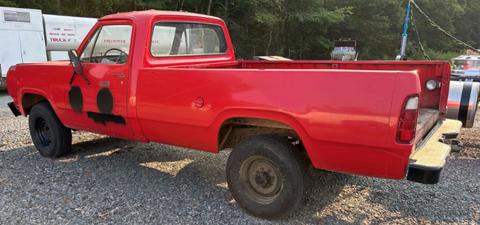 1977 Dodge W20 Pickup 2 door Truck