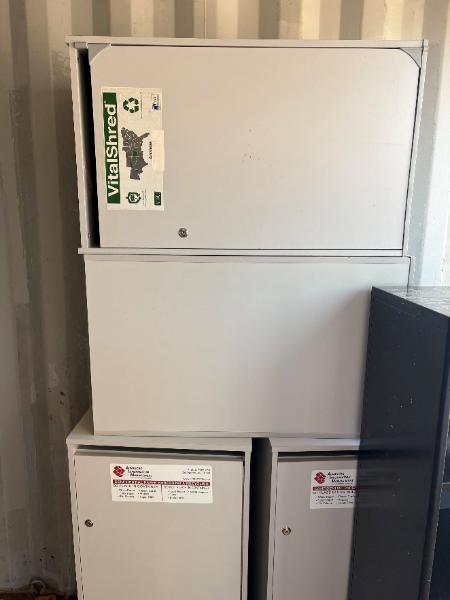 Paper Shredder Bin Lot