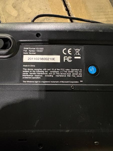 Keyboard, Dock Station, and Power Supply Lot