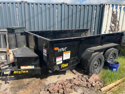 BigTex Mulch Trailer
