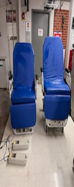 2 TransMotion Stretcher-Chairs