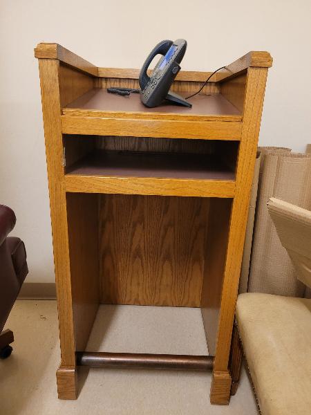Hardwood Podium