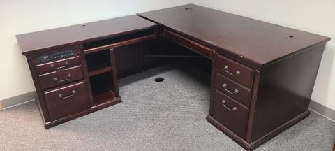 Wood L-Shape Desk