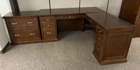 3-Piece Wooden Desk