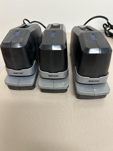 (3) Bostich Electric Staplers