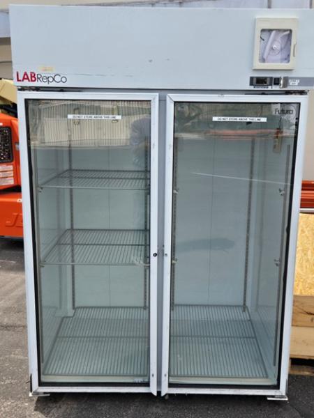 2 -GLASS DOOR REFRIGERATORS (2 EA)