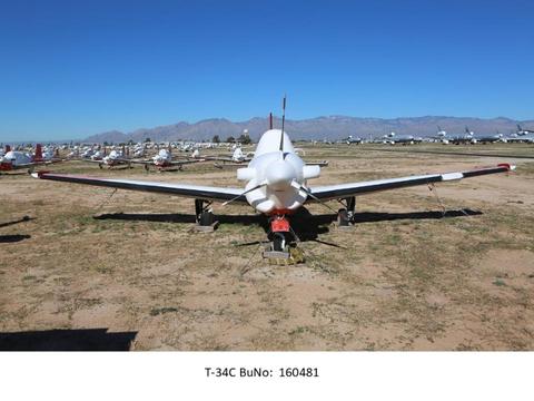 1978 BEECHCRAFT T-34C, BUNO: 160481
