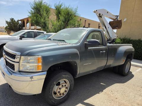 2011 Chevy Silverado 3500 w/Backhoe