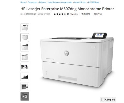 HP LASERJET ENTERPRISE M507DH PRINTERS