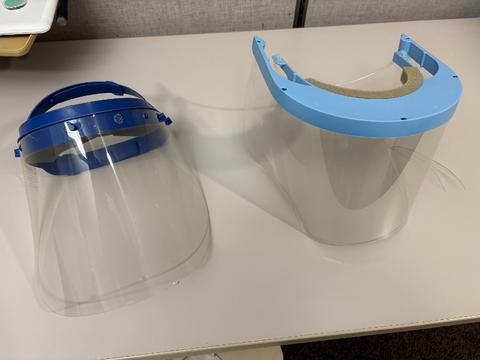 One Lot of Face Shield, Isolation Gowns (Est 627 ea)