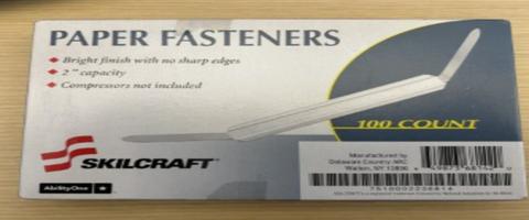 Skilcraft Paper Fasteners