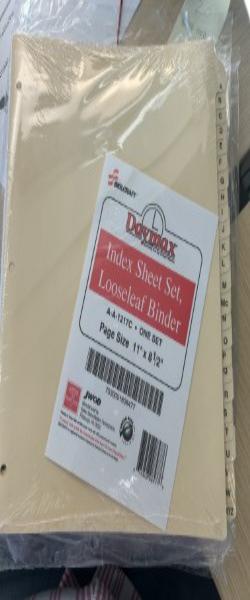 Office Tab Dividers