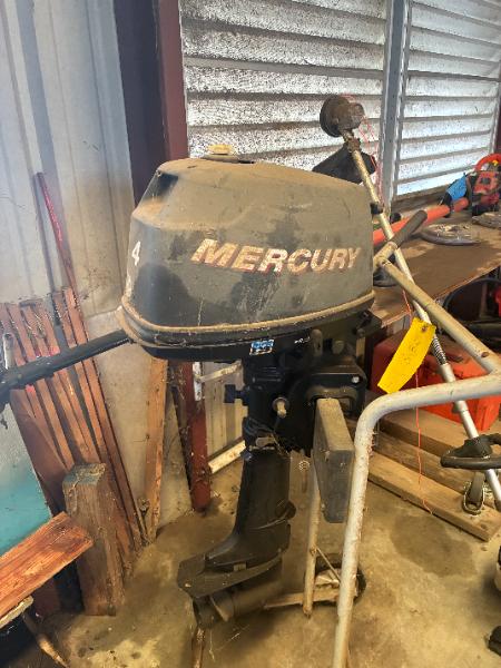 Mercury 4hp Tiller FourStroke Outboard Motor