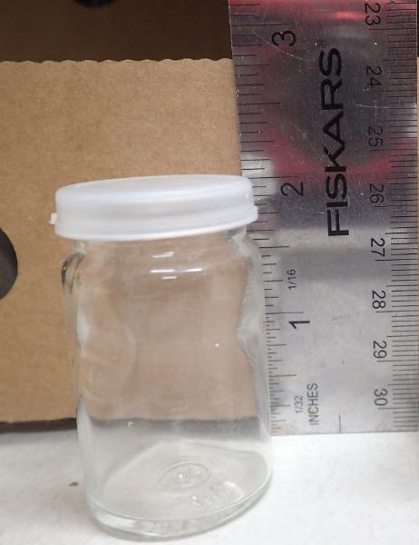 One Box of 22ml Glass Sample Bottles with Snap Caps (1 LOT)