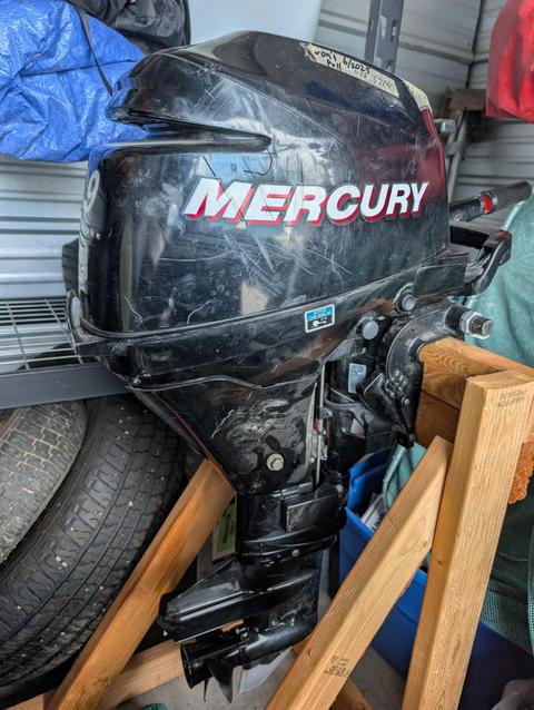 MERCURY OUTBOARD MOTOR 9.9HP (1 LOT)