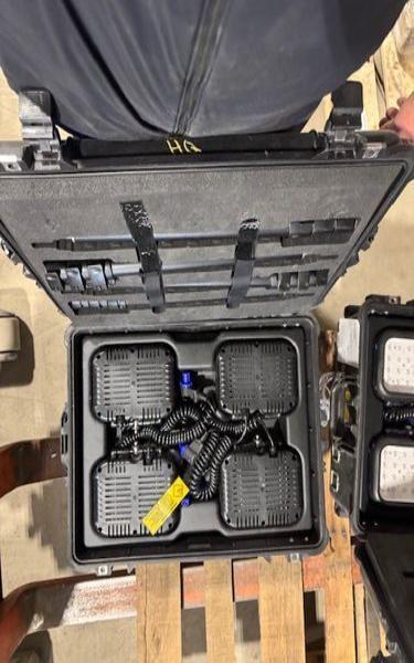 Portable Light Set in rolling pelican case (2 EA)