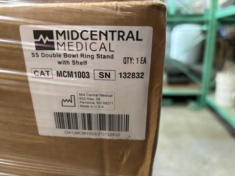 Medical SS Double Bowl Ring Stands
