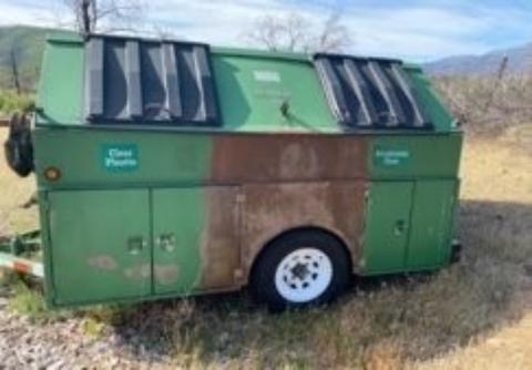 Portable Recycling Trailer