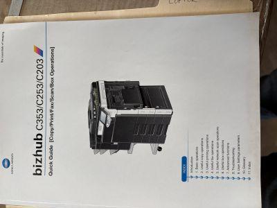 Konica Minolta Bizhub C353 Copier