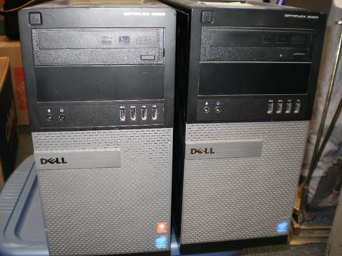 One Lot of Dell Desktops (est 6 ea)