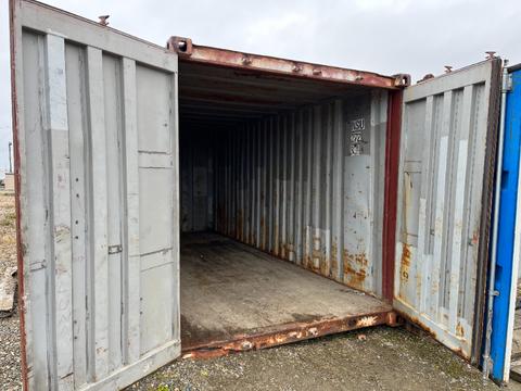 WHITE Connex 20-foot Shipping Container