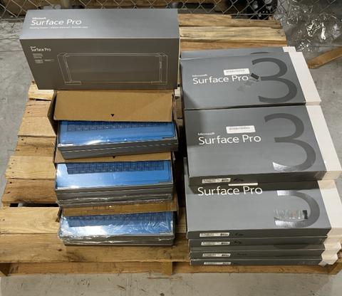 MICROSOFT SURFACE PRO 3 and  DOCKING STATION  (1 LOT)
