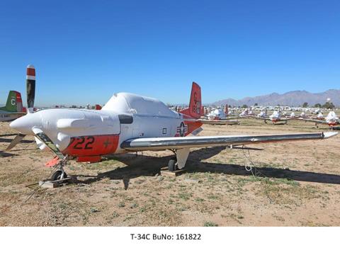 1983 BEECHCRAFT T-34C, BUNO: 161822