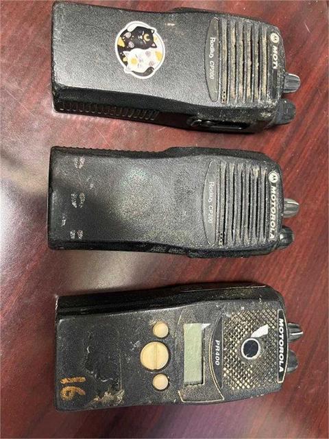 (3) Motorola Handheld Radios