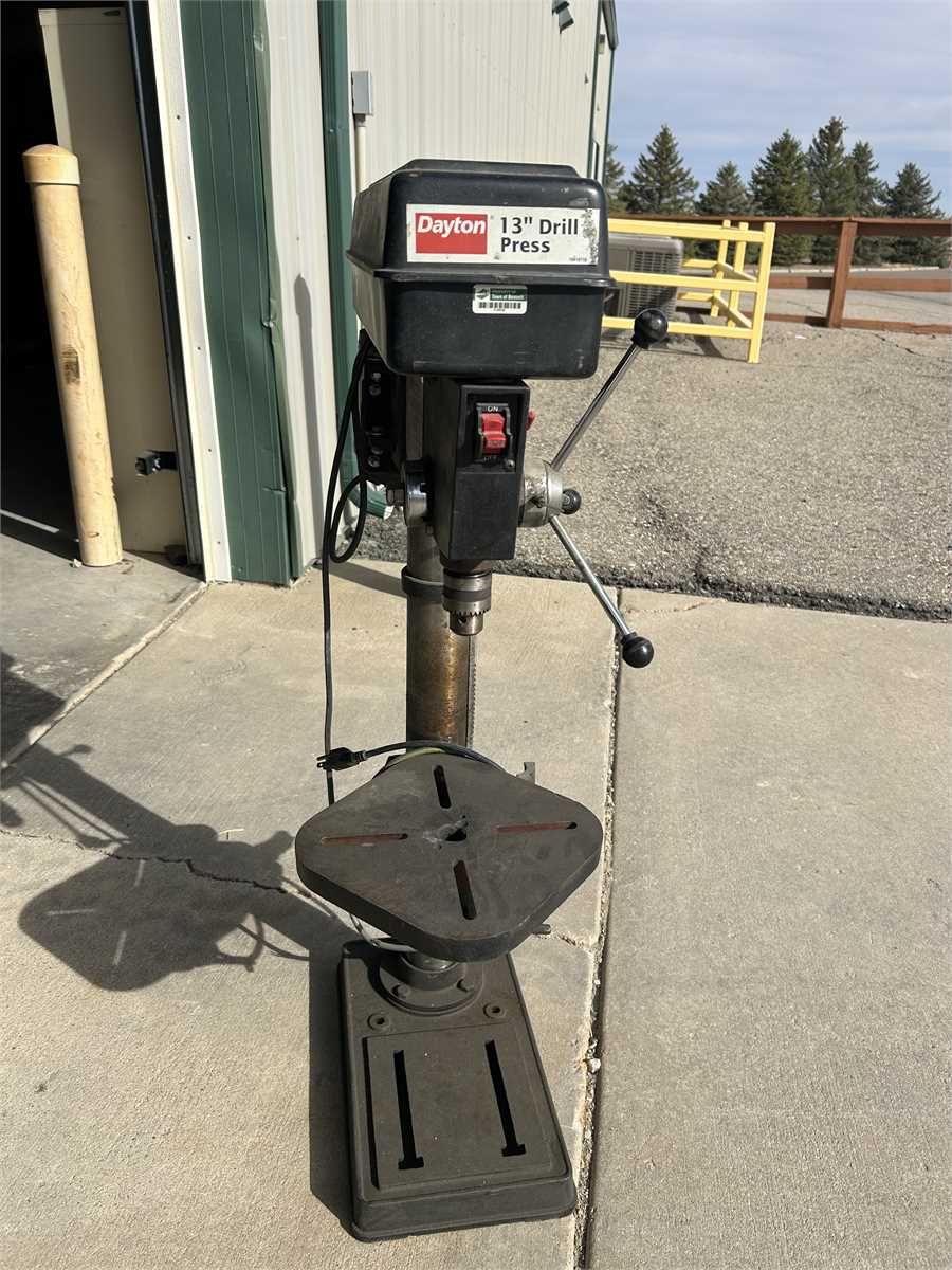 Dayton 3Z993C 13" Drill Press – 5-Speed, 1/2 HP Bench Model - photo 1