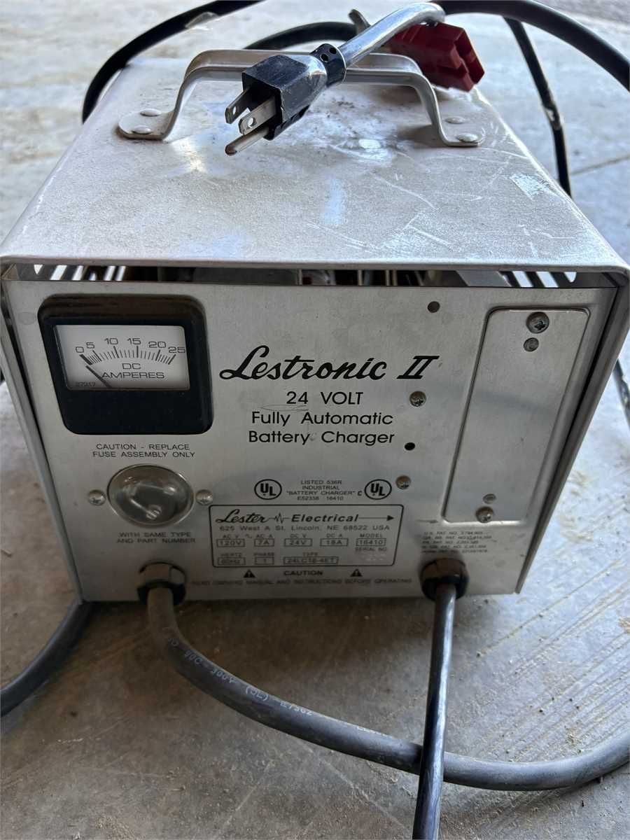 Lestronic II 24-Volt Battery Charger Model #16410 - Qty of 2 — photo 1