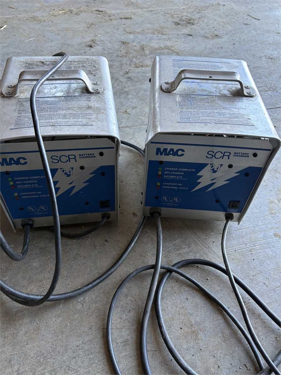 MAC SCR 24V Battery Charger - Qty of 2 — photo 1