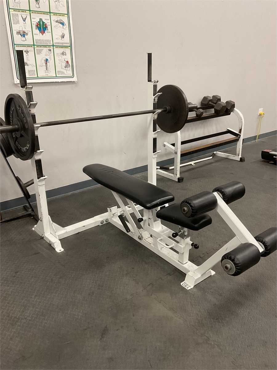 Bench Press with Leg Developer — photo 1