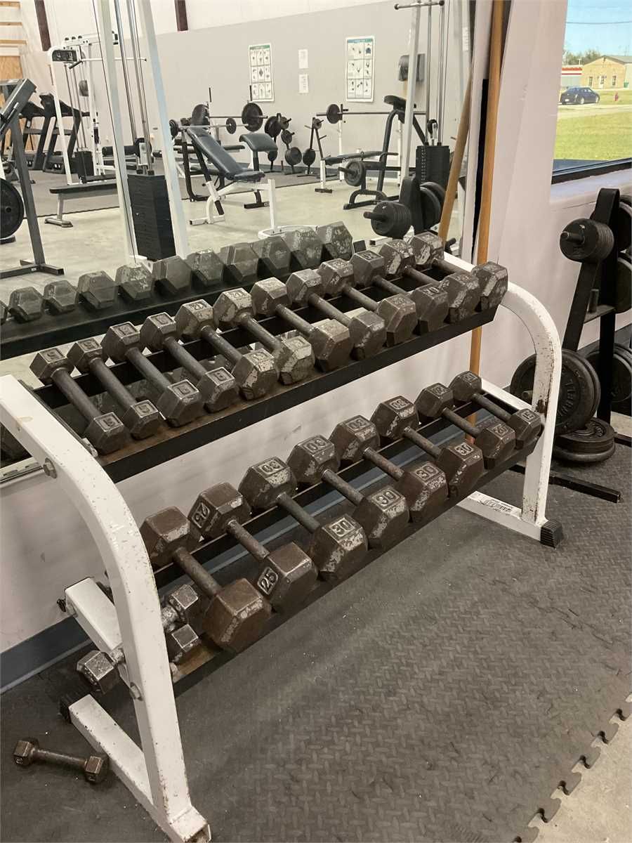 Dumbbell Set with Rack — photo 1