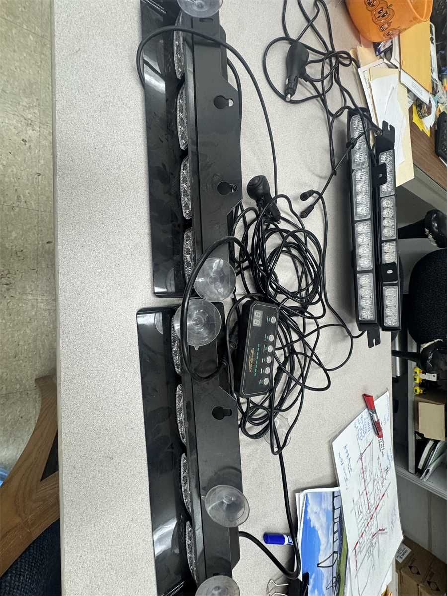 Set of Visor LED Lights Front & Rear — photo 1