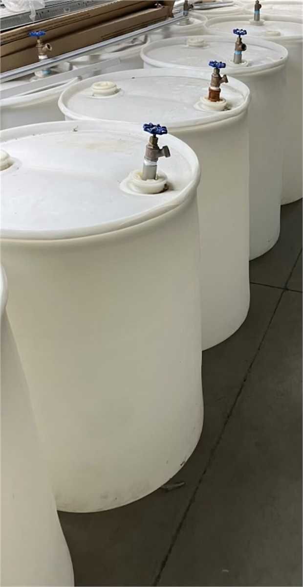 50 GAL Plastic Drum (Lot of 2) — photo 1