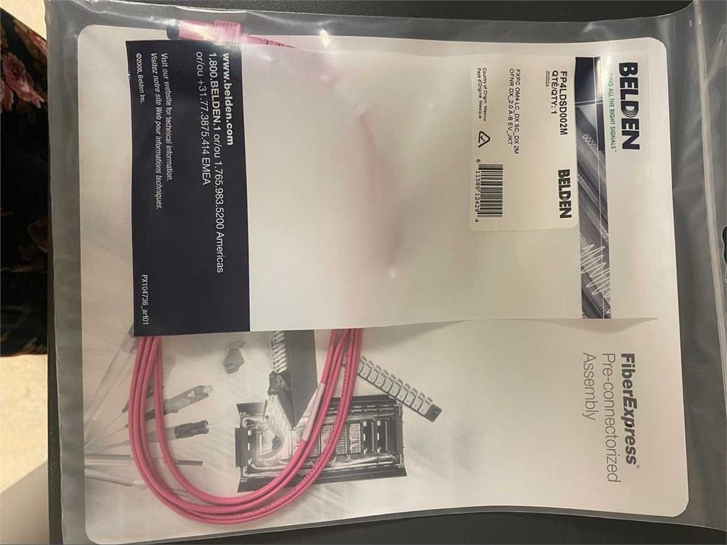 Surplus Network Cabling Lot: Belden CAT6+, CAT6, CAT5e, and OM4 Fiber - photo 1