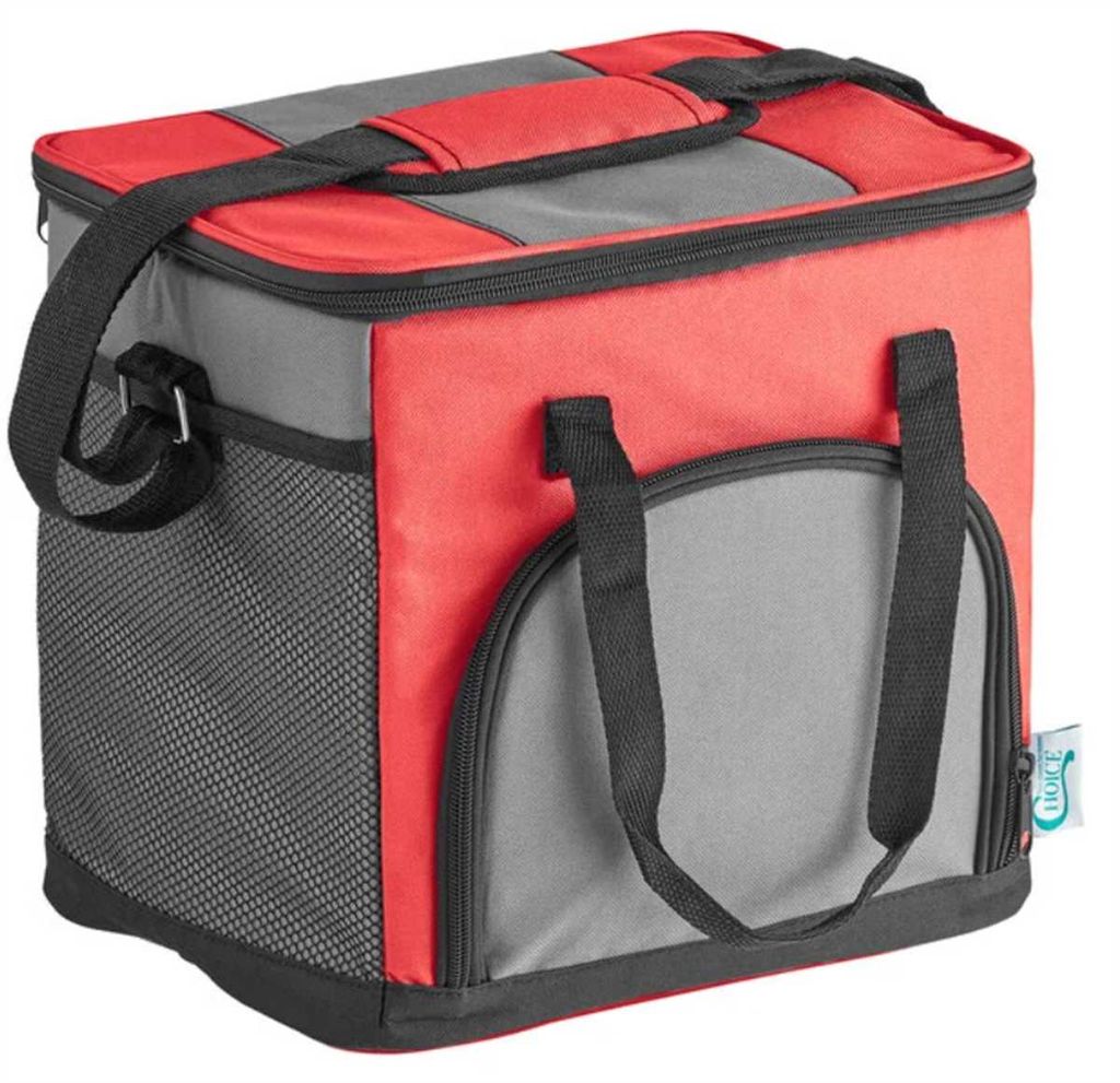 4 Red Small Insulated Soft Cooler Bag - photo 1