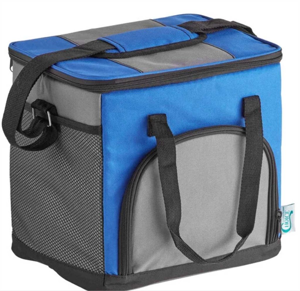 4 Blue  Small Insulated Soft Cooler Bag - photo 1