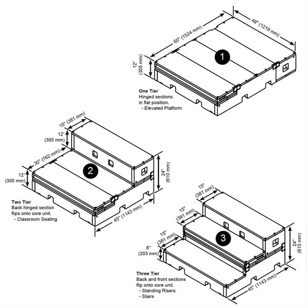 Portable Risers - photo 1