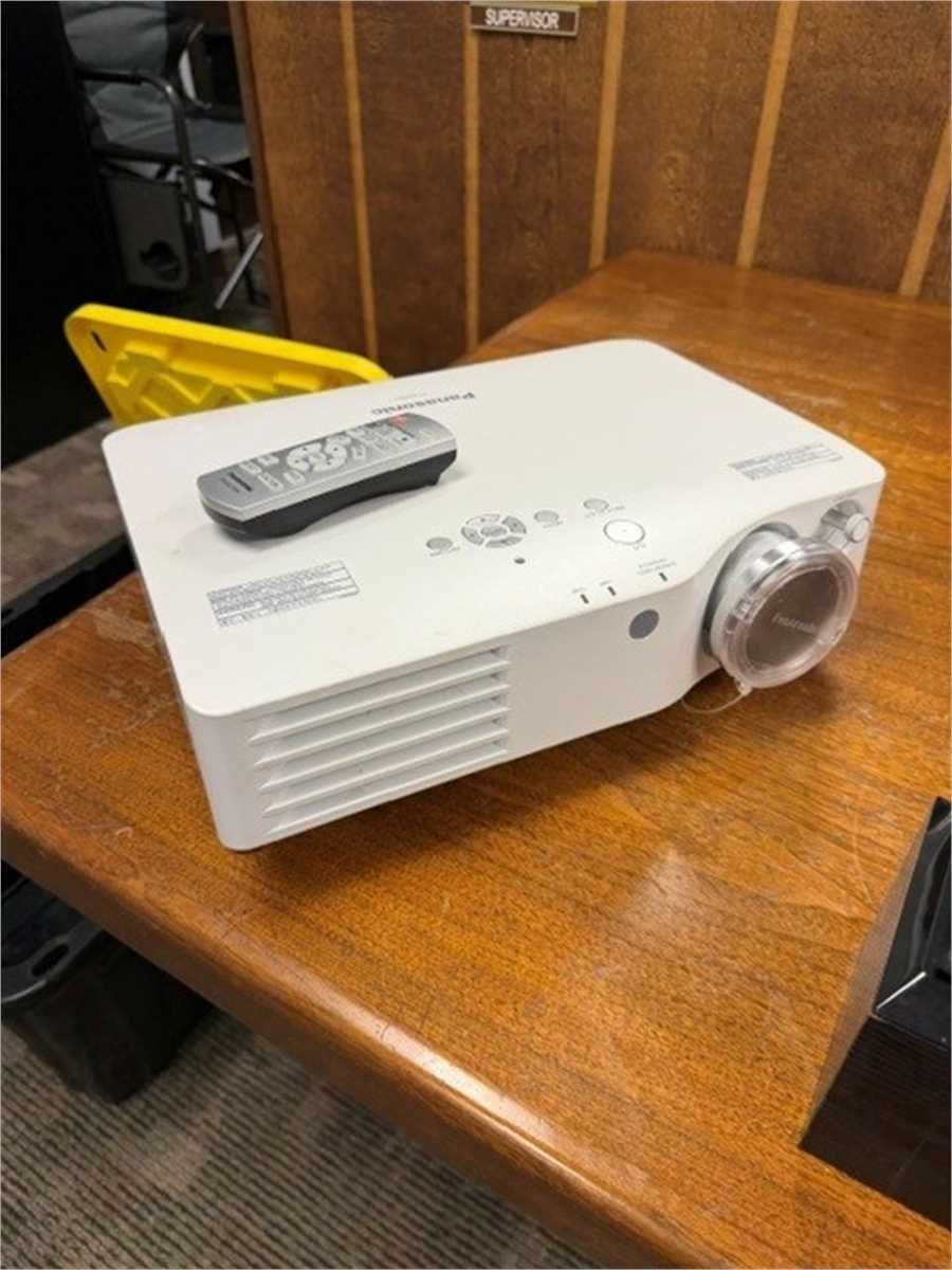 Panasonic Projector, Onkyo Receiver, and Memorex DVD Player - photo 1