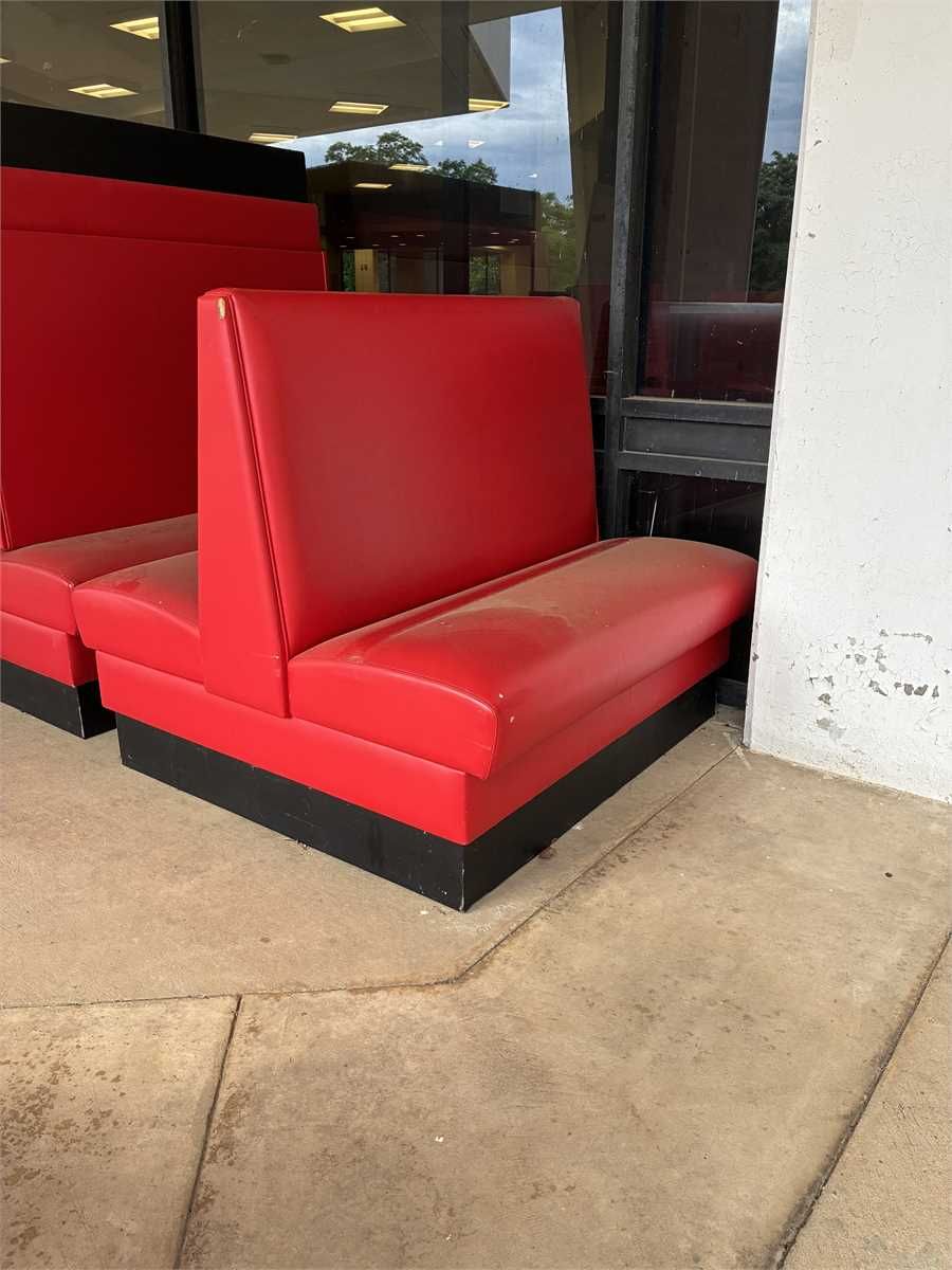 Six back-to-back booth seats - photo 1