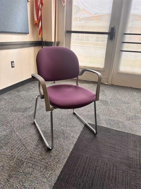 13 Maroon Chairs