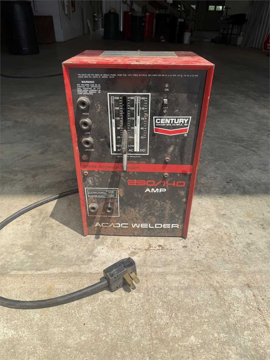 Century AC/DC Welder and Leads - photo 1