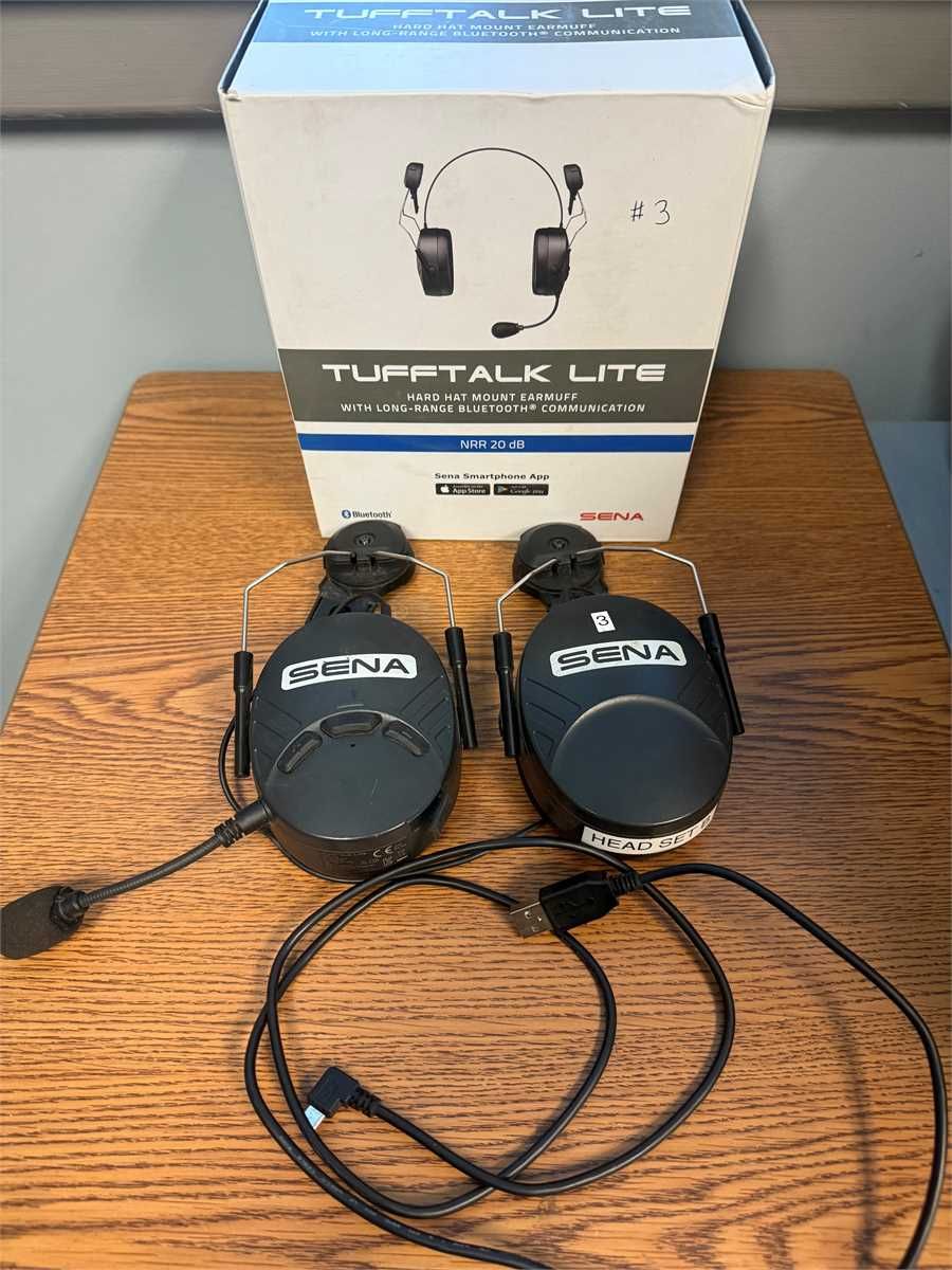 Sena Tufftalk Lite Hard Hat Mount Bluetooth Earmuffs - photo 1