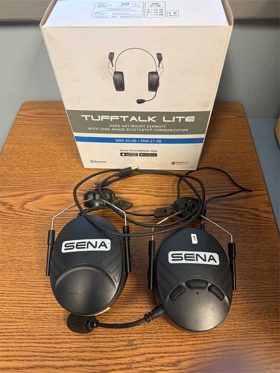 Sena Tufftalk Lite Hard Hat Mount Bluetooth Earmuffs - photo 1