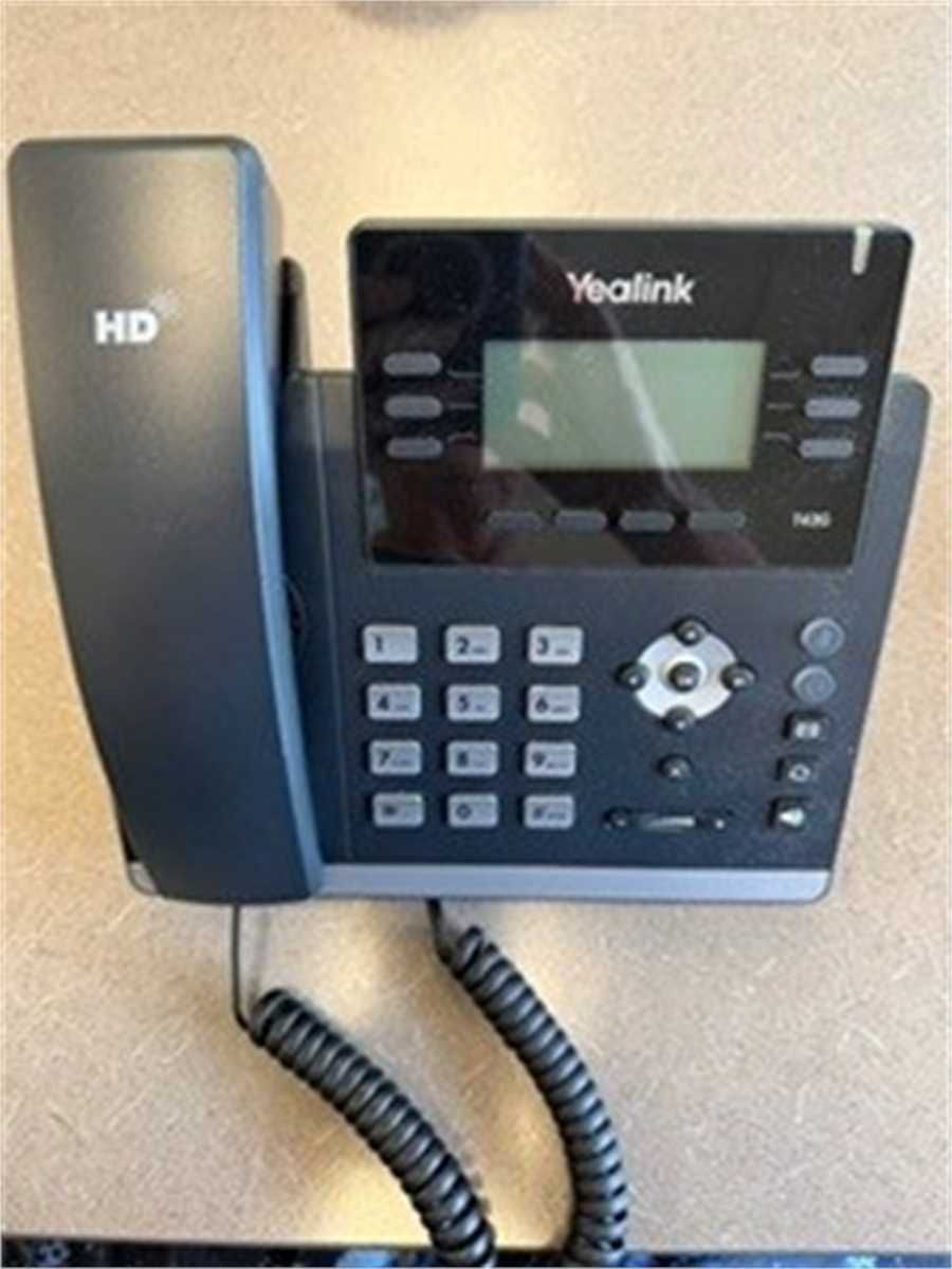 Yealink SIP-T42G 12-Line Gigabit VoIP Phone | HD Voice, PoE, D - photo 1