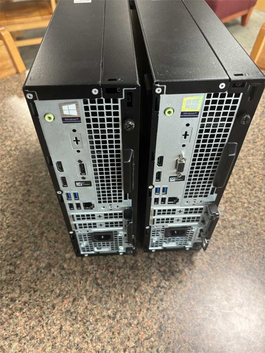 Lot of 2 Dell OptiPlex 3060 Desktop PCs - photo 1