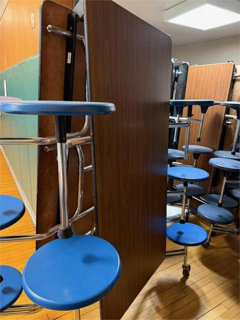 Lot of 10 Cafeteria Tables