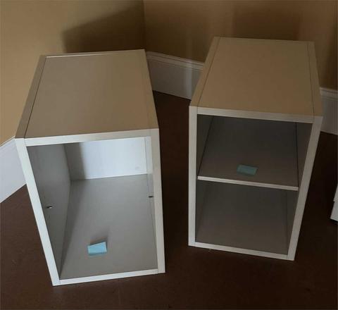 Two small shelves